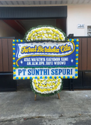 Papan Bunga Duka di Srikayangan