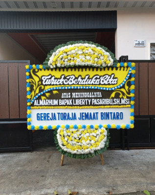 Papan Bunga Duka di Srikayangan